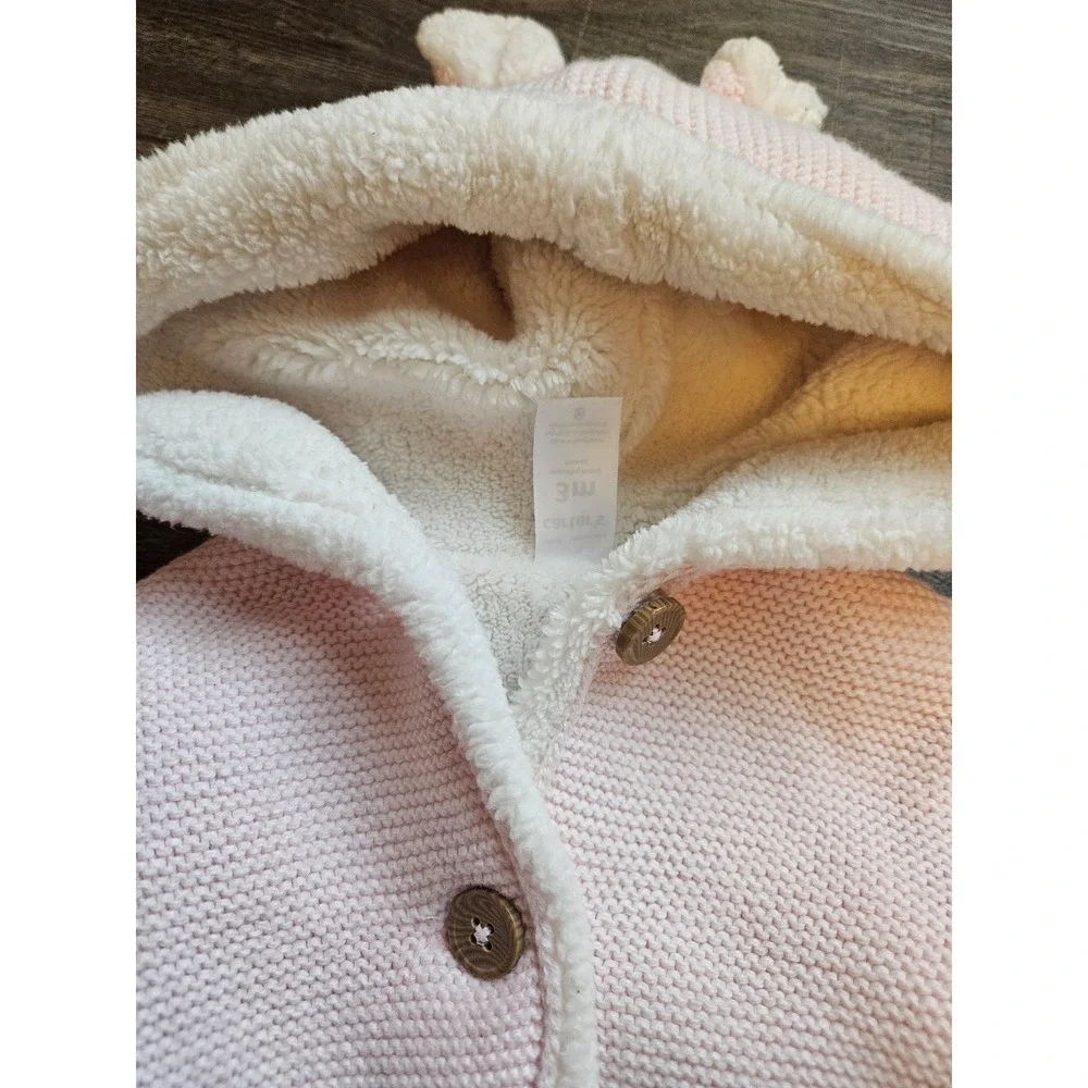 Carter's baby girl sherpa sweater‎ 3 mos